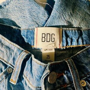 BDG Women's Blue Denim Shorts - Classic High-Rise